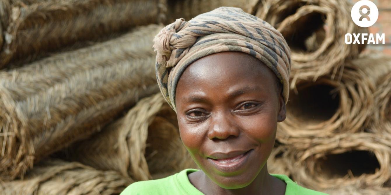 8 juin 2019 - Sylvie NGONDA, 30 ans, soutient les victimes de viol ou d'agression dans un comité de protection soutenu par Oxfam à Batangafo, dans le nord-ouest de la RCA. © Aurélie Godet/Oxfam Sylvie NGONDA, 30 ans, soutient les victimes de viol ou d'agression dans un comité de protection soutenu par Oxfam à Batangafo, dans le nord-ouest de la RCA. © Aurélie Godet/Oxfam
